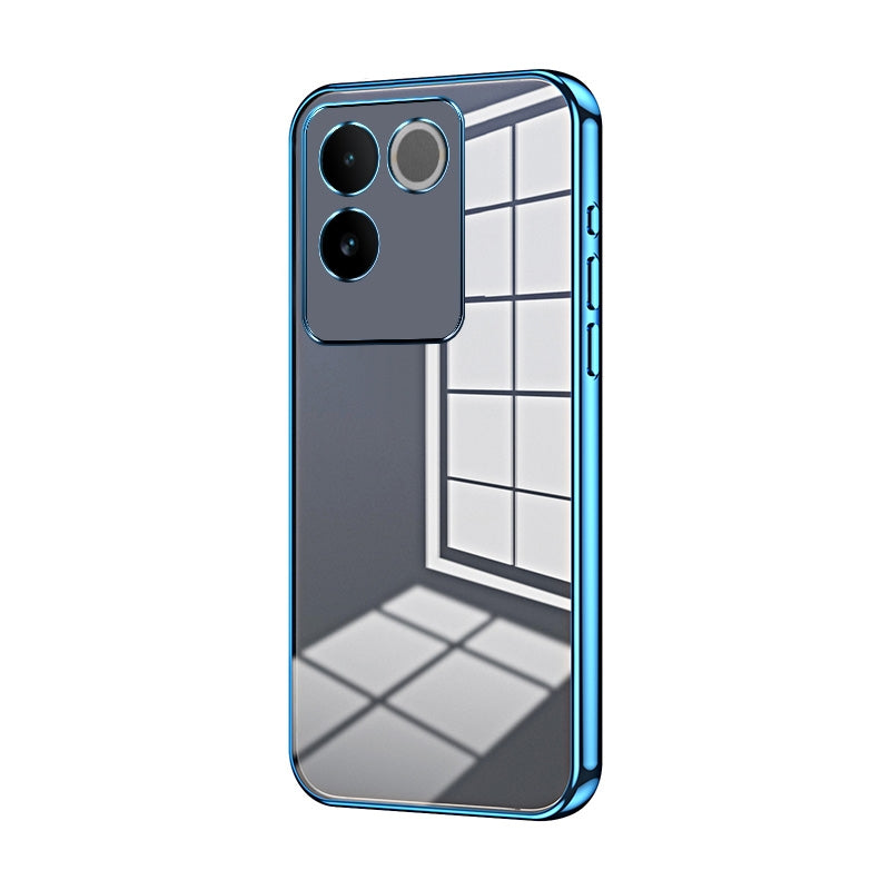 vivo iQOO Z7 Pro Case - Transparent Plating & Precision Hole Design for Luxury and Protection-buycases.co.uk