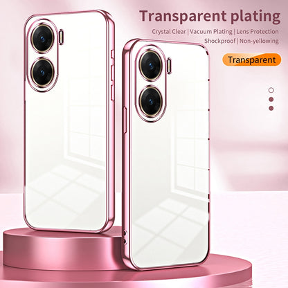 vivo V29e Case - Transparent Plating & Precision Hole Design for Luxury and Protection-buycases.co.uk