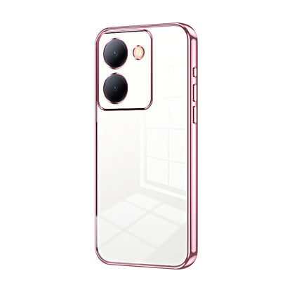 vivo Y36 Case - Transparent Plating & Precision Hole Design for Luxury and Protection-buycases.co.uk