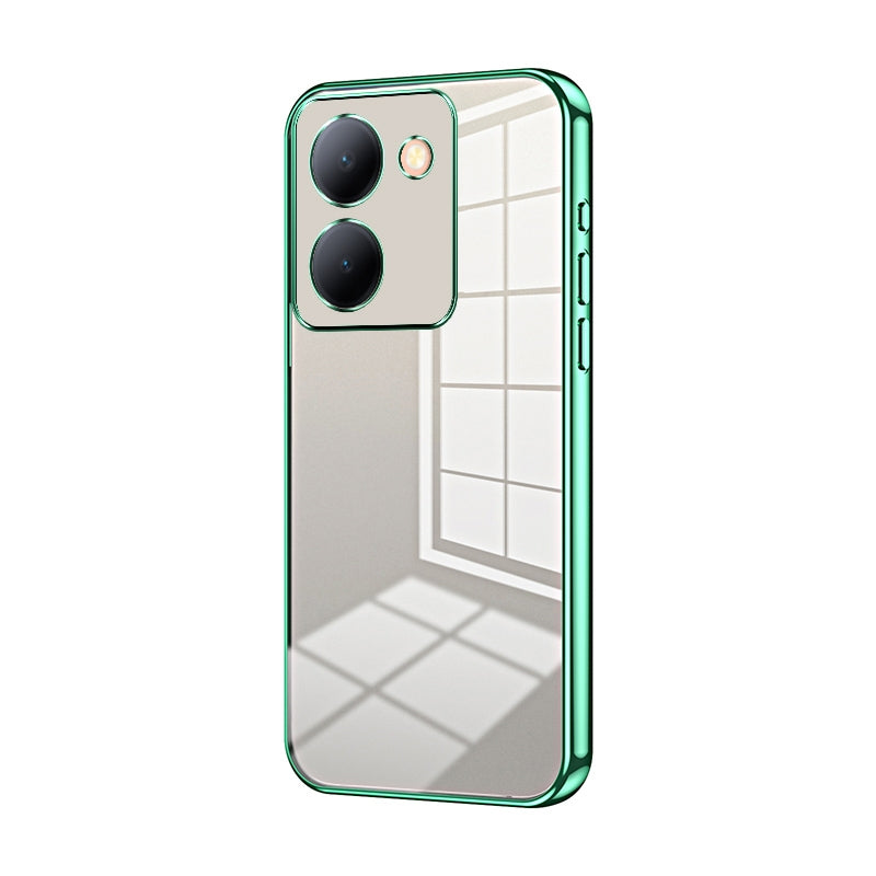vivo Y36 5G Case - Transparent Plating & Precision Hole Design for Luxury and Protection-buycases.co.uk