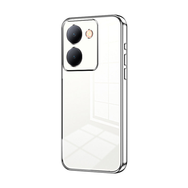 vivo Y36 5G Case - Transparent Plating & Precision Hole Design for Luxury and Protection-buycases.co.uk