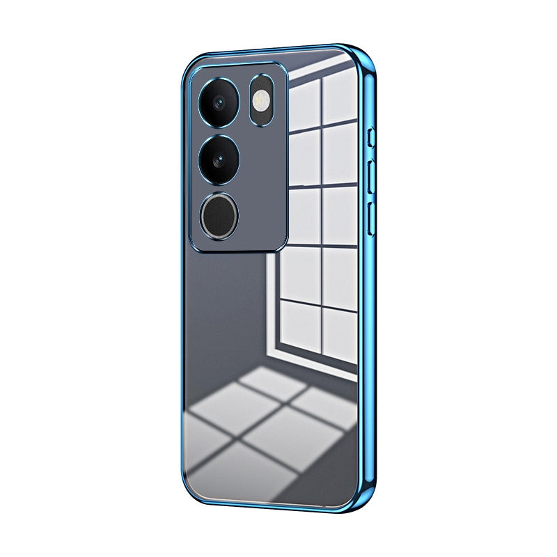 vivo S17 Pro Case - Transparent Plating & Precision Hole Design for Luxury and Protection-buycases.co.uk