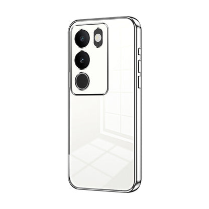 vivo S17 Case - Transparent Plating & Precision Hole Design for Luxury and Protection-buycases.co.uk