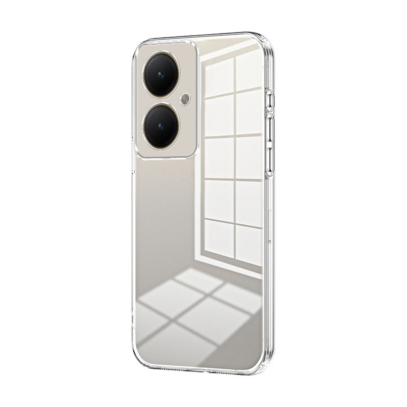 vivo Y35M+ Case - Transparent Plating & Precision Hole Design for Luxury and Protection-buycases.co.uk