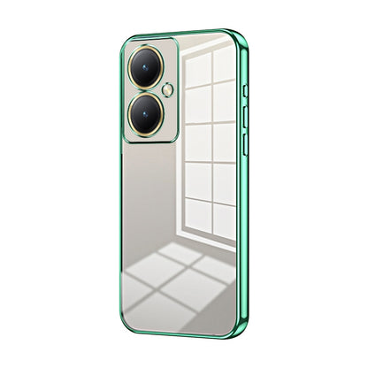 vivo Y35+ Case - Transparent Plating & Precision Hole Design for Luxury and Protection-buycases.co.uk