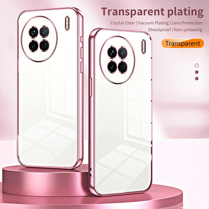 vivo X90s Case - Transparent Plating & Precision Hole Design for Luxury and Protection-buycases.co.uk