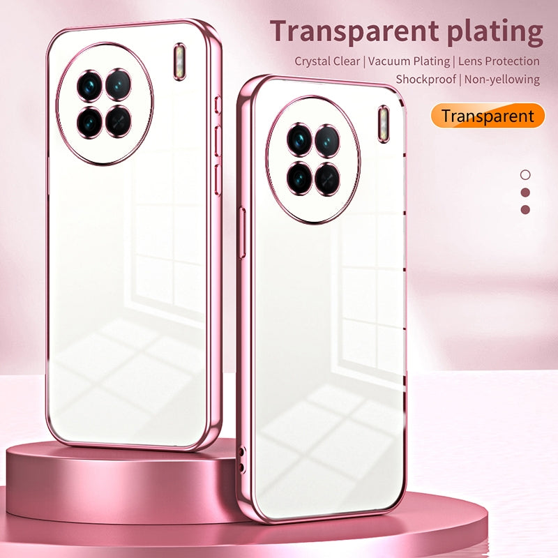 vivo X90s Case - Transparent Plating & Precision Hole Design for Luxury and Protection-buycases.co.uk