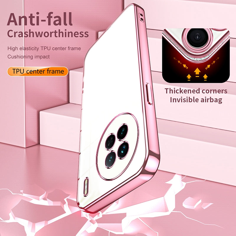 vivo X90 Case - Transparent Plating & Precision Hole Design for Luxury and Protection-buycases.co.uk