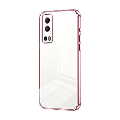 vivo Y75s Case - Transparent Plating & Precision Hole Design for Luxury and Protection-buycases.co.uk