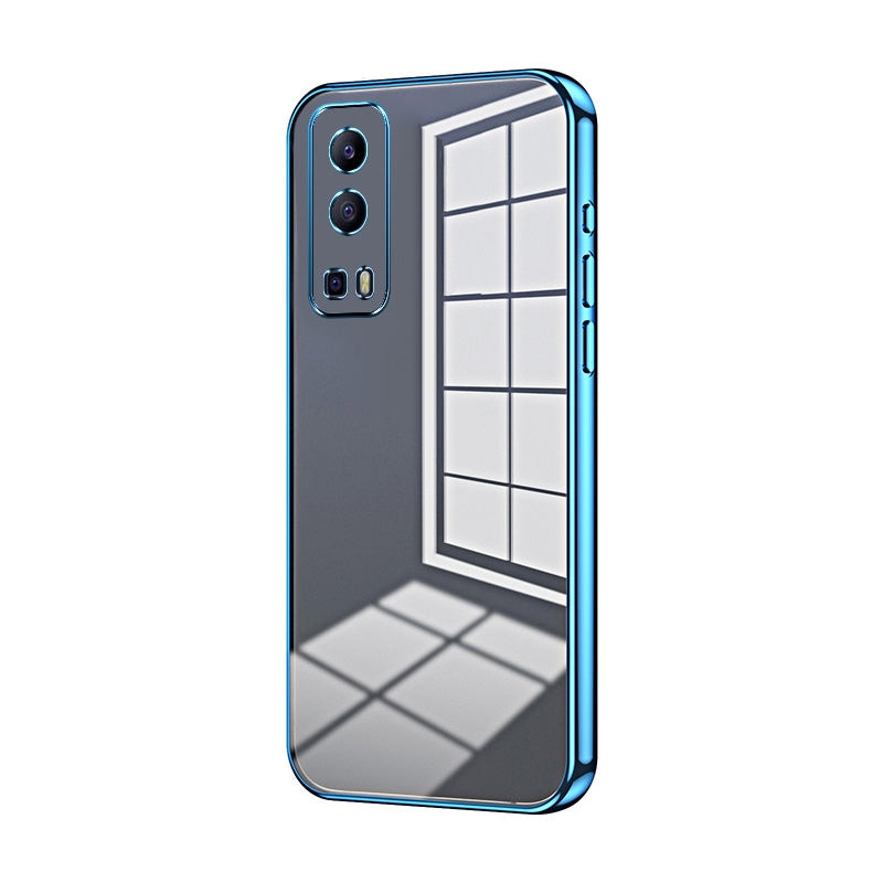 vivo iQOO Z3 Case - Transparent Plating & Precision Hole Design for Luxury and Protection-buycases.co.uk