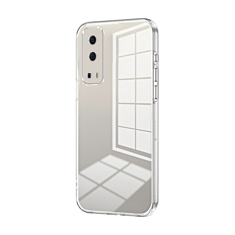 vivo Y72 5G Case - Transparent Plating & Precision Hole Design for Luxury and Protection-buycases.co.uk