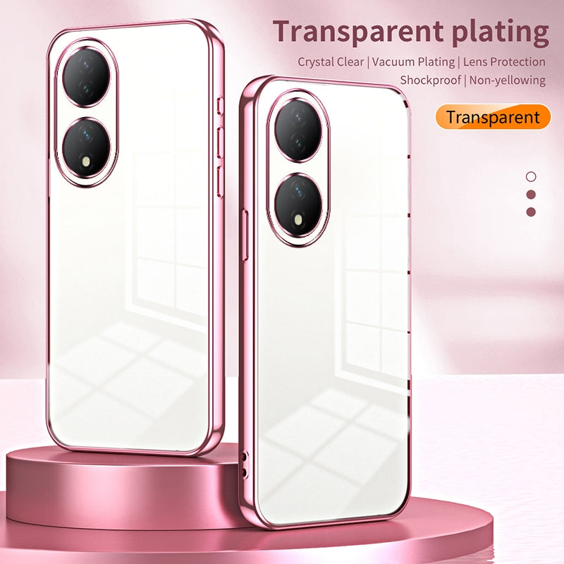 vivo Y100 Case - Transparent Plating & Precision Hole Design for Luxury and Protection-buycases.co.uk
