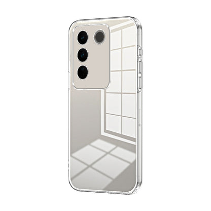 vivo V27 Case - Transparent Plating & Precision Hole Design for Luxury and Protection-buycases.co.uk