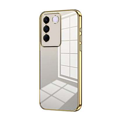 vivo S16e Case - Transparent Plating & Precision Hole Design for Luxury and Protection-buycases.co.uk