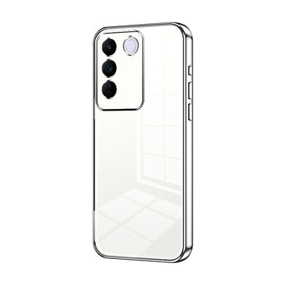 vivo S16e Case - Transparent Plating & Precision Hole Design for Luxury and Protection-buycases.co.uk