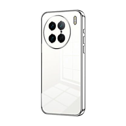 vivo X90 Pro Case - Transparent Plating & Precision Hole Design for Luxury and Protection-buycases.co.uk