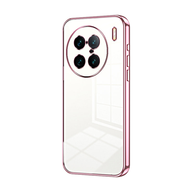 vivo X90 Pro+ Case - Transparent Plating & Precision Hole Design for Luxury and Protection-buycases.co.uk