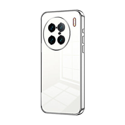 vivo X90 Pro+ Case - Transparent Plating & Precision Hole Design for Luxury and Protection-buycases.co.uk