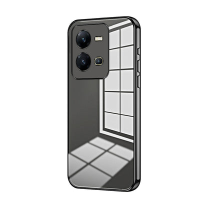 vivo V25e Case - Transparent Plating & Precision Hole Design for Luxury and Protection-buycases.co.uk