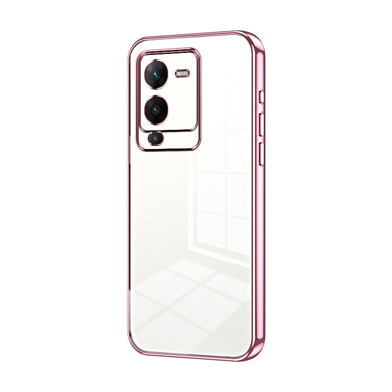 vivo S15 Pro Case - Transparent Plating & Precision Hole Design for Luxury and Protection-buycases.co.uk