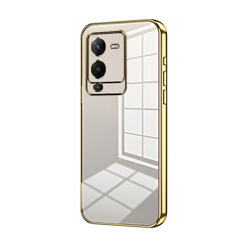 vivo S15 Pro Case - Transparent Plating & Precision Hole Design for Luxury and Protection-buycases.co.uk