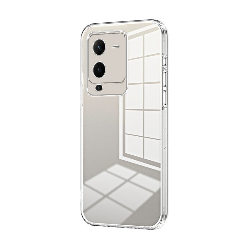 vivo V25 Pro Case - Transparent Plating & Precision Hole Design for Luxury and Protection-buycases.co.uk