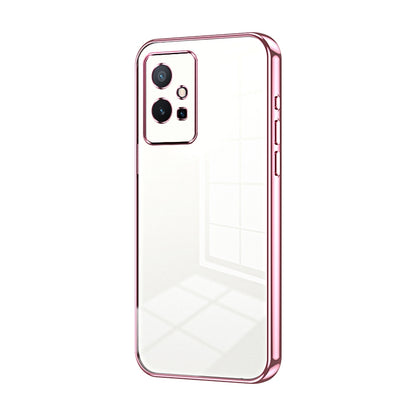 vivo Y75 5G Case - Transparent Plating & Precision Hole Design for Luxury and Protection-buycases.co.uk