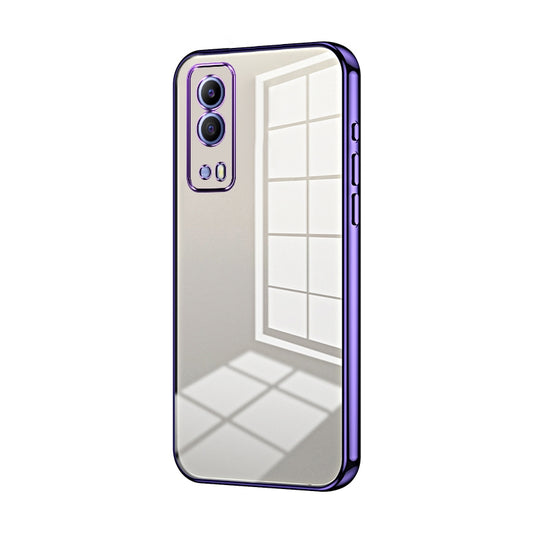 vivo iQOO Z5x Case - Transparent Plating & Precision Hole Design for Luxury and Protection-buycases.co.uk