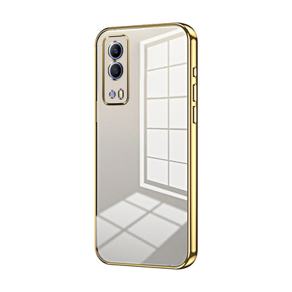 vivo iQOO Z5x Case - Transparent Plating & Precision Hole Design for Luxury and Protection-buycases.co.uk