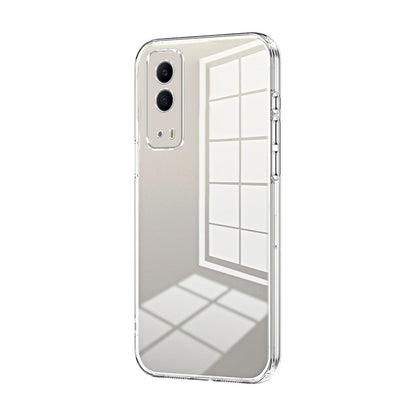 vivo iQOO Z5x Case - Transparent Plating & Precision Hole Design for Luxury and Protection-buycases.co.uk