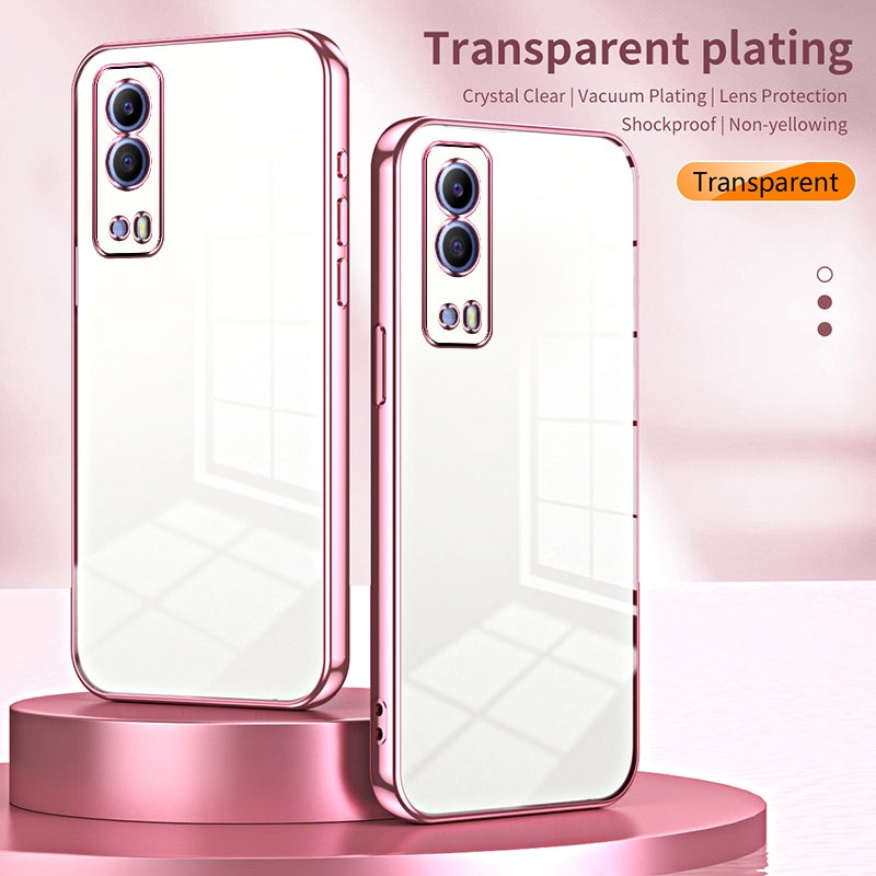 vivo T1x 5G Case - Transparent Plating & Precision Hole Design for Luxury and Protection-buycases.co.uk
