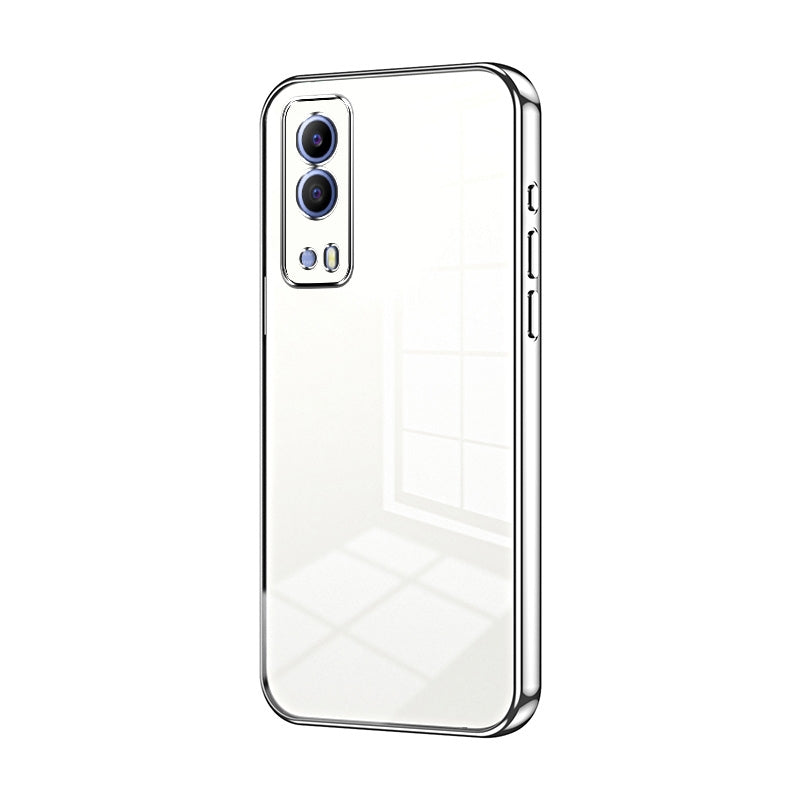 vivo iQOO Z5x Case - Transparent Plating & Precision Hole Design for Luxury and Protection-buycases.co.uk