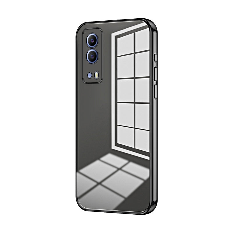 vivo iQOO Z5x Case - Transparent Plating & Precision Hole Design for Luxury and Protection-buycases.co.uk