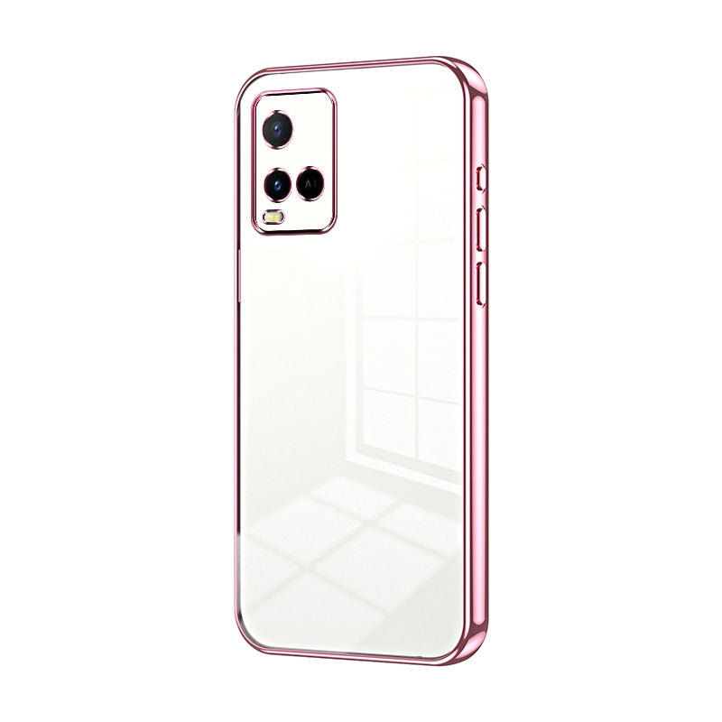 vivo Y33s Case - Transparent Plating & Precision Hole Design for Luxury and Protection-buycases.co.uk