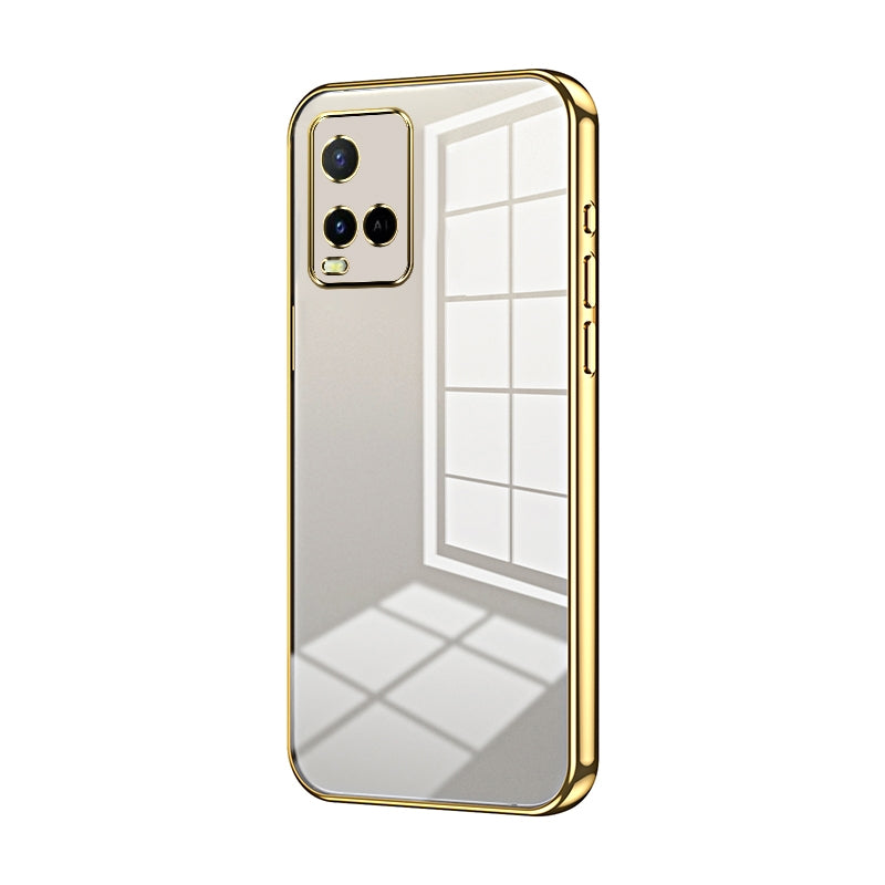 vivo Y21 Case - Transparent Plating & Precision Hole Design for Luxury and Protection-buycases.co.uk