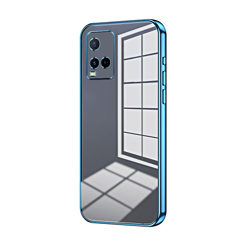 vivo Y33s Case - Transparent Plating & Precision Hole Design for Luxury and Protection-buycases.co.uk