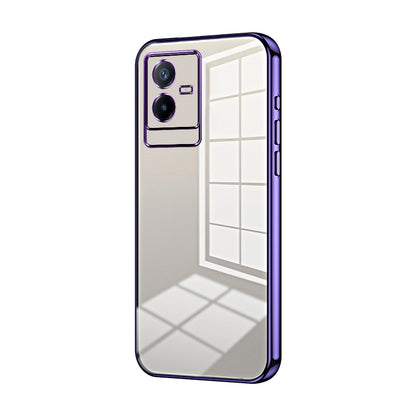 vivo T2x Case - Transparent Plating & Precision Hole Design for Luxury and Protection-buycases.co.uk