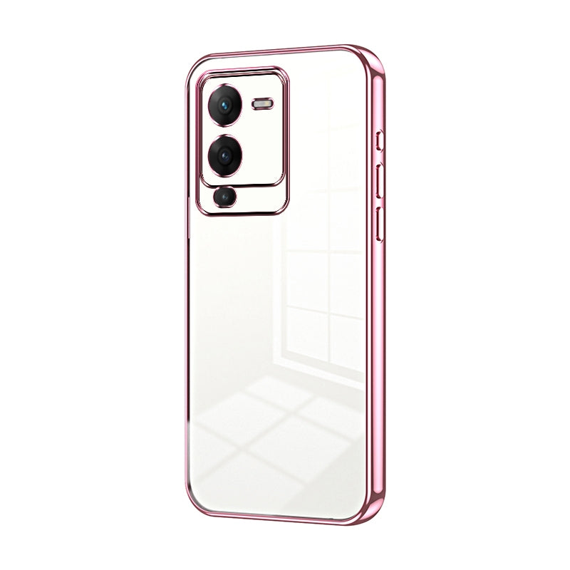 vivo S15 Case - Transparent Plating & Precision Hole Design for Luxury and Protection-buycases.co.uk