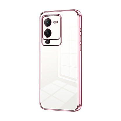 vivo S15 Case - Transparent Plating & Precision Hole Design for Luxury and Protection-buycases.co.uk