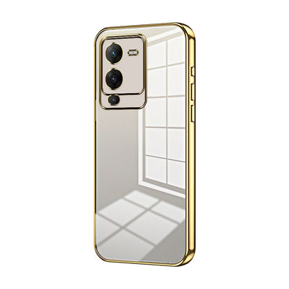 vivo S15 Case - Transparent Plating & Precision Hole Design for Luxury and Protection-buycases.co.uk