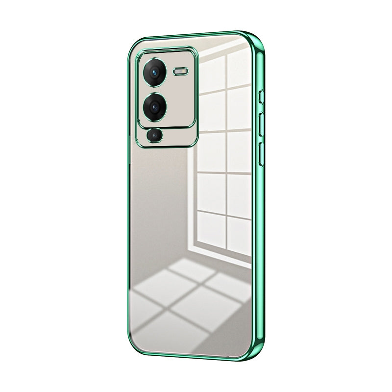 vivo S15 Case - Transparent Plating & Precision Hole Design for Luxury and Protection-buycases.co.uk