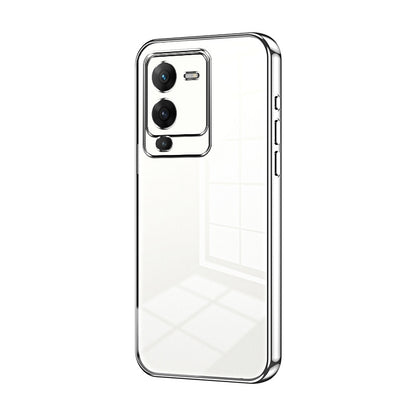 vivo S15 Case - Transparent Plating & Precision Hole Design for Luxury and Protection-buycases.co.uk