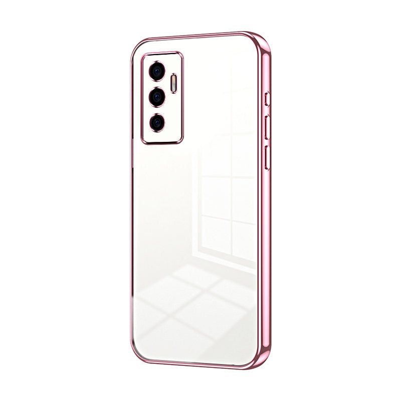 vivo S10e Case - Transparent Plating & Precision Hole Design for Luxury and Protection-buycases.co.uk