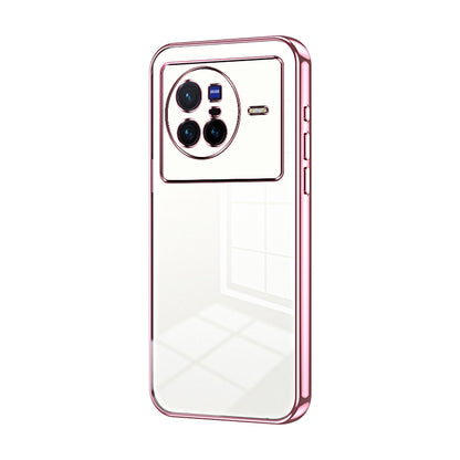 vivo X80 Case - Transparent Plating & Precision Hole Design for Luxury and Protection-buycases.co.uk