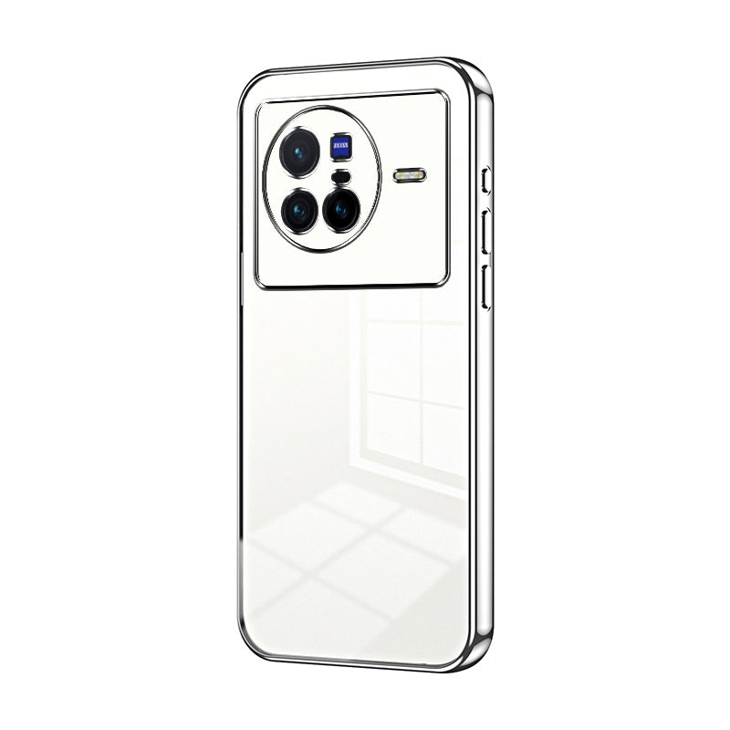 vivo X80 Case - Transparent Plating & Precision Hole Design for Luxury and Protection-buycases.co.uk