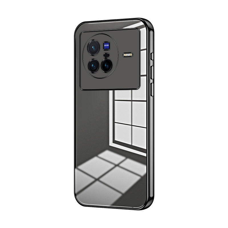 vivo X80 Case - Transparent Plating & Precision Hole Design for Luxury and Protection-buycases.co.uk