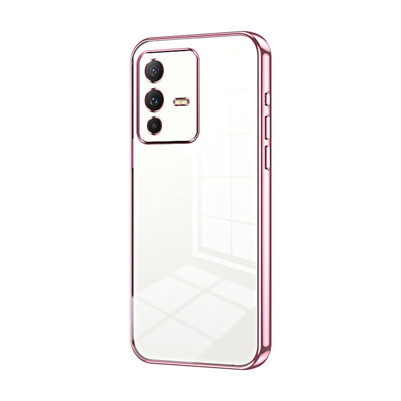 vivo S12 Case - Transparent Plating & Precision Hole Design for Luxury and Protection-buycases.co.uk