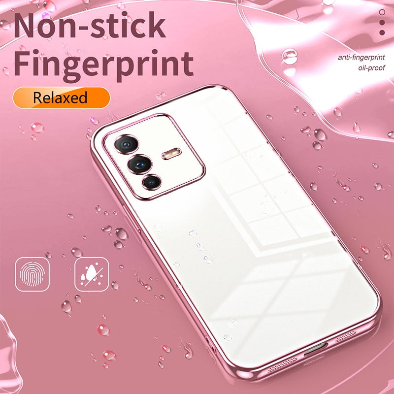 vivo S12 Case - Transparent Plating & Precision Hole Design for Luxury and Protection-buycases.co.uk