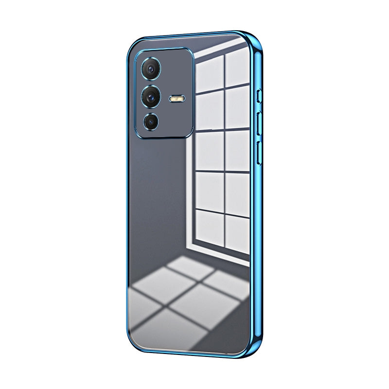 vivo V23 Pro Case - Transparent Plating & Precision Hole Design for Luxury and Protection-buycases.co.uk
