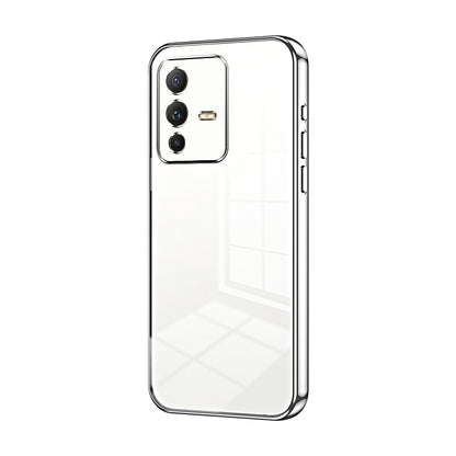 vivo V23 Pro Case - Transparent Plating & Precision Hole Design for Luxury and Protection-buycases.co.uk